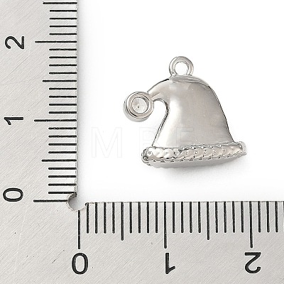Brass Micro Pave Cubic Zirconia Charms LS-KK-H521-02B-P-1