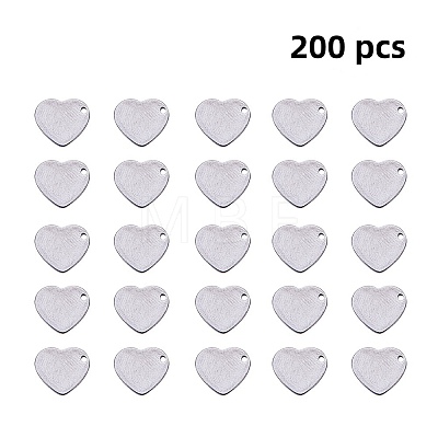 Handmade Gifts Ideas for Valentines Day 304 Stainless Steel Stamping Blank Tag Pendants STAS-PH0010-20-1
