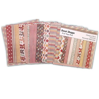 12 Sheets 12 Styles Scrapbook Paper Pad SCRA-PW0004-208-1