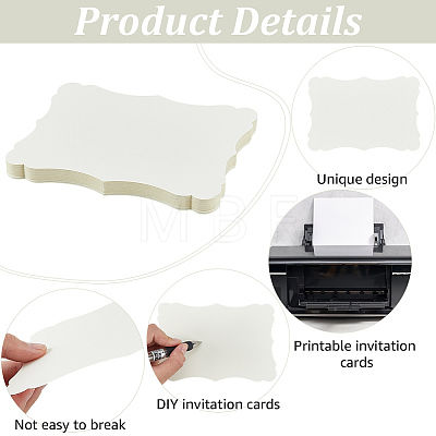 50Pcs DIY Paper Blank Greeting Cards AJEW-CP0010-26B-02-1