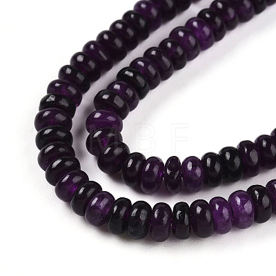 Dyed Natural White Jade Beads Strands G-T139-57A-02-1