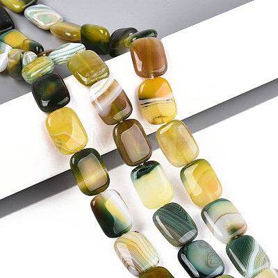Natural Agate Beads Strands G-N356-03A-11-1