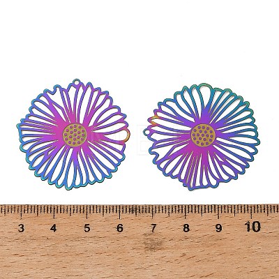 304 Stainless Steel Filigree Pendants SA-CBA31EA-01-1