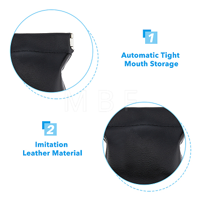 PU Leather  Waterproof Shrapnel Makeup Bags ABAG-WH0045-06A-1