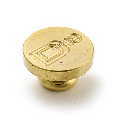 Wax Seal Brass Stamp Head AJEW-G056-01D-1