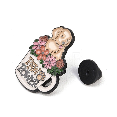 PAW POWER Colorful Enamel Pins JEWB-L027-04EB-02-1