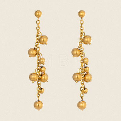 Women's 304 Stainless Steel Dangle Earrings JU0194-1