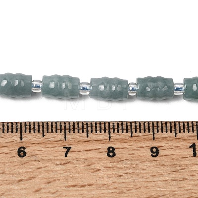 Natural Myanmar Jadeite Beads Strands G-F822-D01-01-1