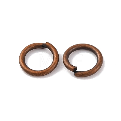 Brass Open Jump Rings KK-G514-01I-R-1