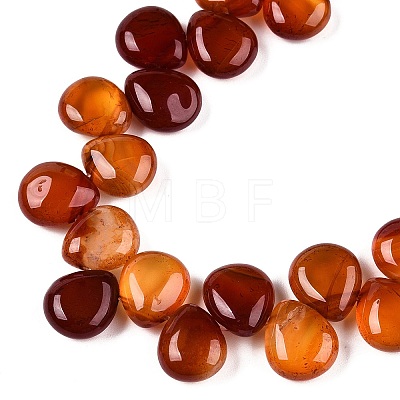 Natural Red Agate Beads Strands G-T138-123-1