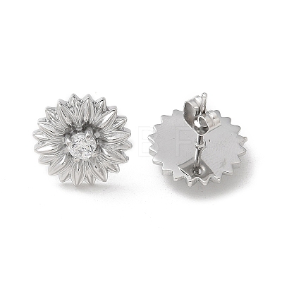 304 Stainless Steel Stud Earrings EJEW-R153-02P-1