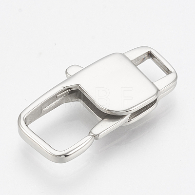 304 Stainless Steel Lobster Claw Clasps STAS-T033-28E-1