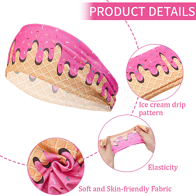 1Pc Polyester Headbands for Women Girls OHAR-CN0001-05B-1