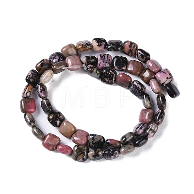 Natural Rhodonite Beads Strands G-M435-A06-01-1