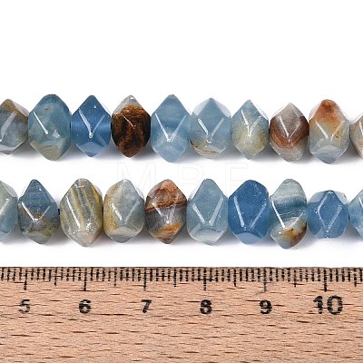 Natural Blue Calcite Beads Strands G-N327-05-29-1