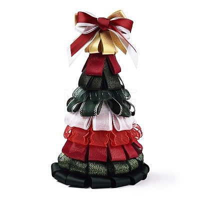 9 Yards 3 Styles Christmas Theme Polyester & Polycotton Ribbons Sets SRIB-A015-01A-01-1