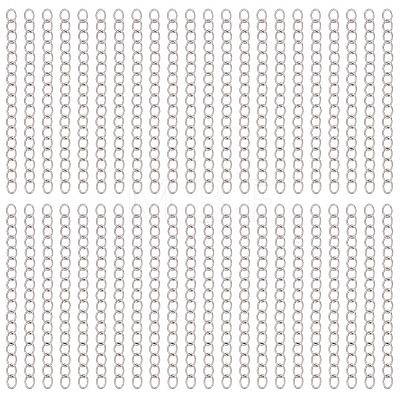 240Pcs 304 Stainless Steel Chain Extender STAS-ME0003-79-1