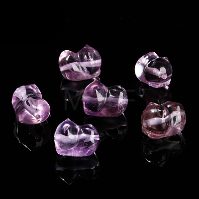 Natural Amethyst Cat Shape Beads PW-WG2A65D-01-1