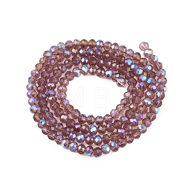 Electroplate Glass Beads Strands EGLA-A044-T2mm-L07-1