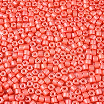 Baking Paint Pearlized Glass Seed Beads SEED-T008-03J-1