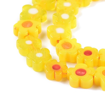 Handmade Millefiori Glass Bead Strands LS-LAMP-J035-8mm-06-1