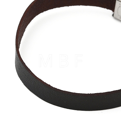 304 Stainless Steel Leather Cord Bracelets BJEW-N269-29A-1-1