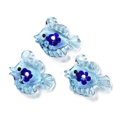 Handmade Lampwork Pendants LAMP-I027-05D-1