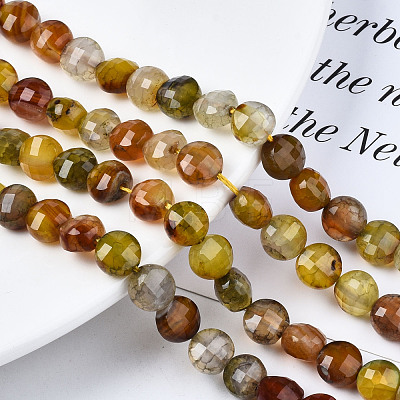 Natural Agate Beads Strands G-N326-100A-07-1