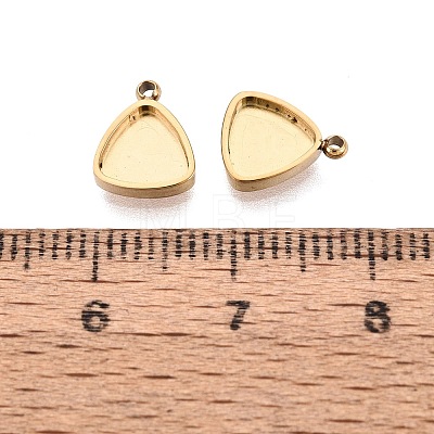 304 Stainless Steel Pendant Cabochon Component STAS-Q113-15G-1