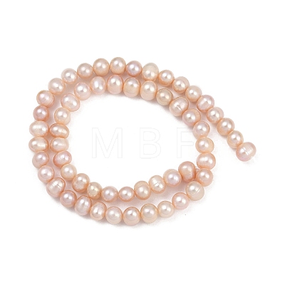 Natural Cultured Freshwater Pearl Beads Strands PEAR-I007-07X-13B-1