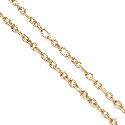 2.5MM 304 Stainless Steel Figaro Chain Necklaces with Spring Ring Clasps NJEW-JN05709-1