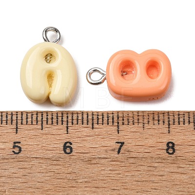 Opaque Resin Pendants FIND-E058-10-1