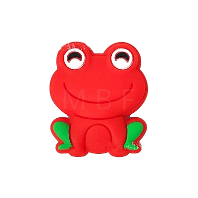 Frog Food Grade Silicone Beads PW-WG10040-03-1