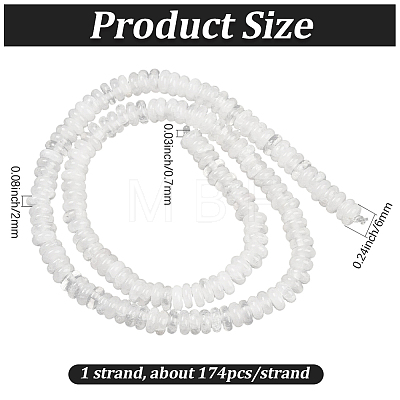 1 Strand Natural Quartz Crystal Beads Strands G-PA0002-16-1