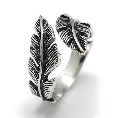 Adjustable Alloy Cuff Finger Rings RJEW-S038-014-1