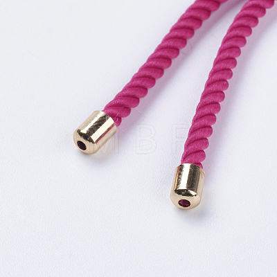 Nylon Twisted Cord Bracelet Making MAK-F018-16G-RS-1