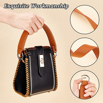 Imitation Leather Bag Handles DIY-WH0374-27A-1