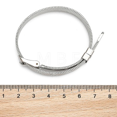 Tarnish Resistant Fashionable Unisex 304 Stainless Steel Watch Band Wristband Bracelets BJEW-F065B-01-1