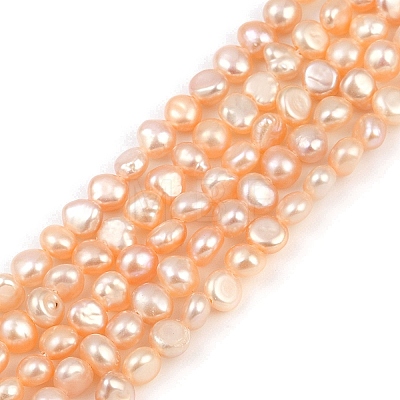 Natural Cultured Freshwater Pearl Beads Strands PEAR-P064-19B-11C-1