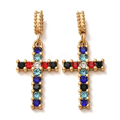 304 Stainless Steel Rhinestone Pendants RB-CBA5CCB-05D-G-1