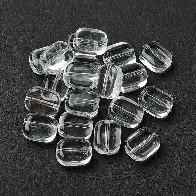 20Pcs Transparent Glass Beads GLAA-Q103-01E-1