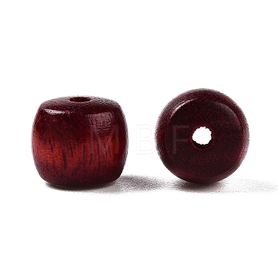 Natural Wood Apple Beads WOOD-N016-50-1