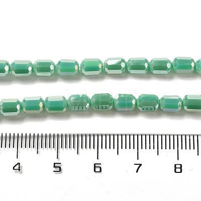 Electroplate Glass Beads Strands EGLA-D031-01B-1