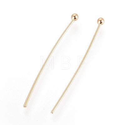 Brass Ball Head Pins X-KK-T032-007G-1