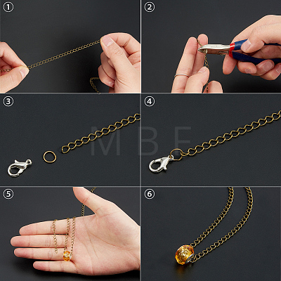 DIY Necklace Making DIY-PH0019-11AB-1