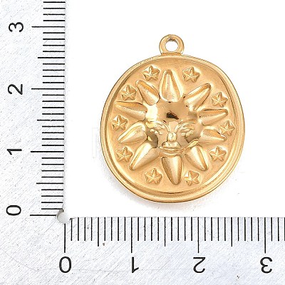 304 Stainless Steel Enamel Pendants LS-STAS-G392-03G-02-1
