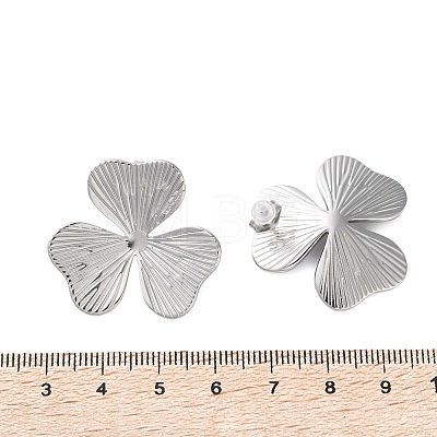 304 Stainless Steel Stud Earrings for Women EJEW-K306-02P-1