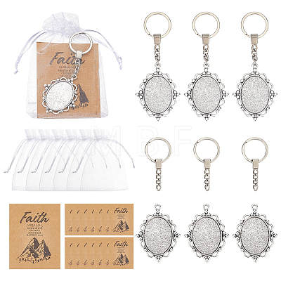 30Pcs Alloy Split Key Rings FIND-PH0061-62-1