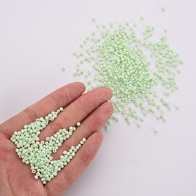 8/0 Opaque Glass Seed Beads SEED-S048-N-009-1