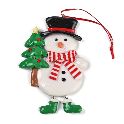 Christmas PVC Pendant Decorations HJEW-S003-03E-1